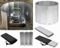 Pare-vent pliable pour réchaud bivouac