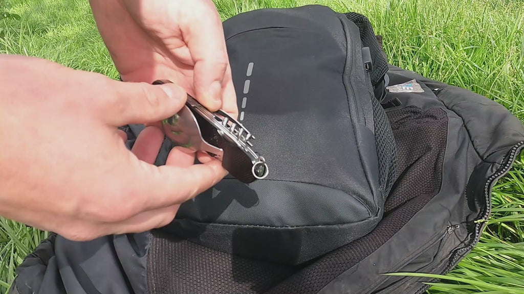 Couteau Bivouac avec Fourchette Détachable – Camping, Randonnée &amp; Outdoor