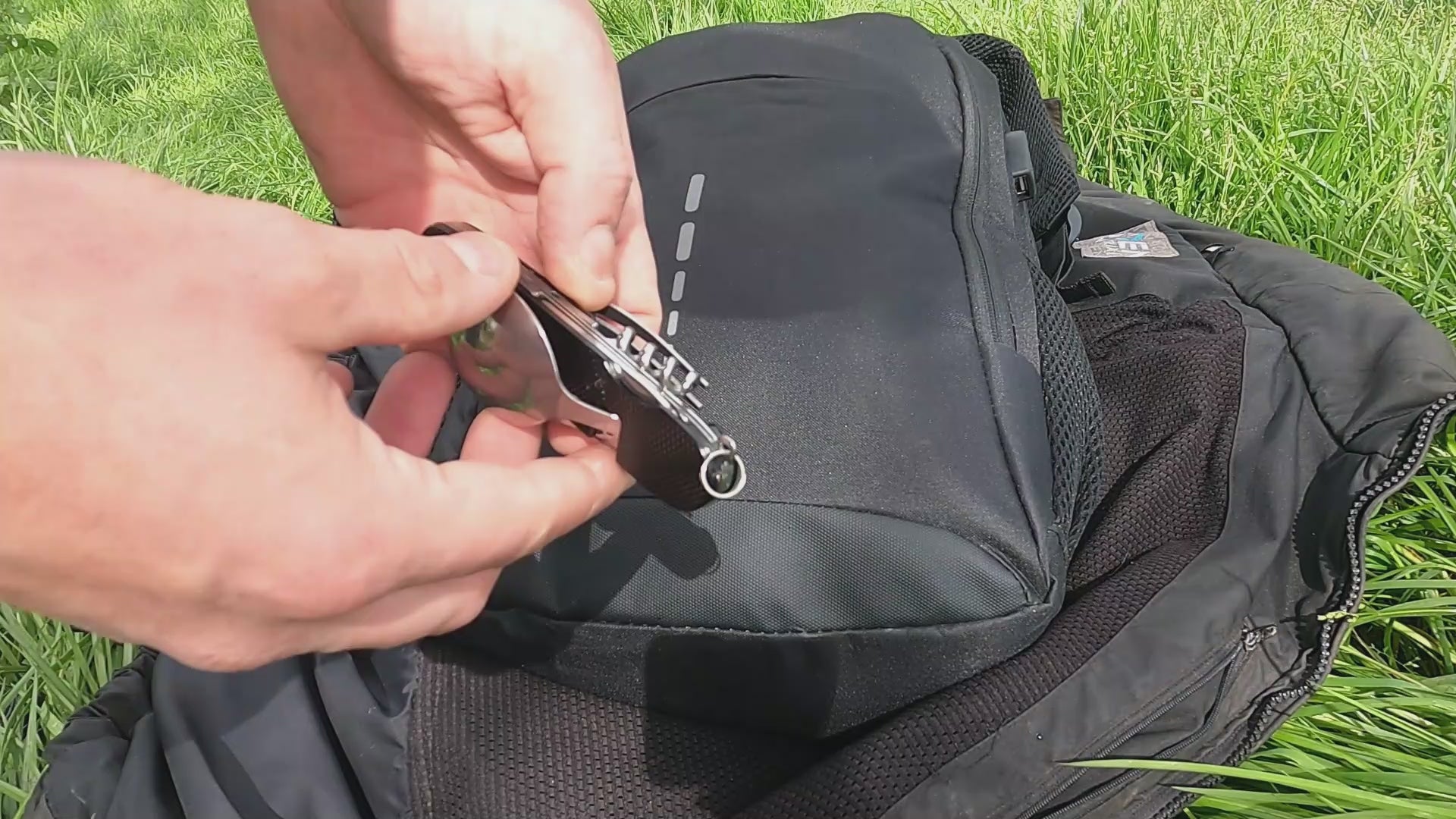 Couteau Bivouac avec Fourchette Détachable – Camping, Randonnée &amp; Outdoor